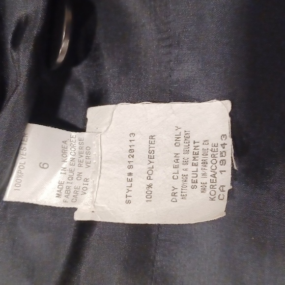 Tahari Vintage 4 Button Tailored Blazer- Sz. 6 - Picture 11 of 14